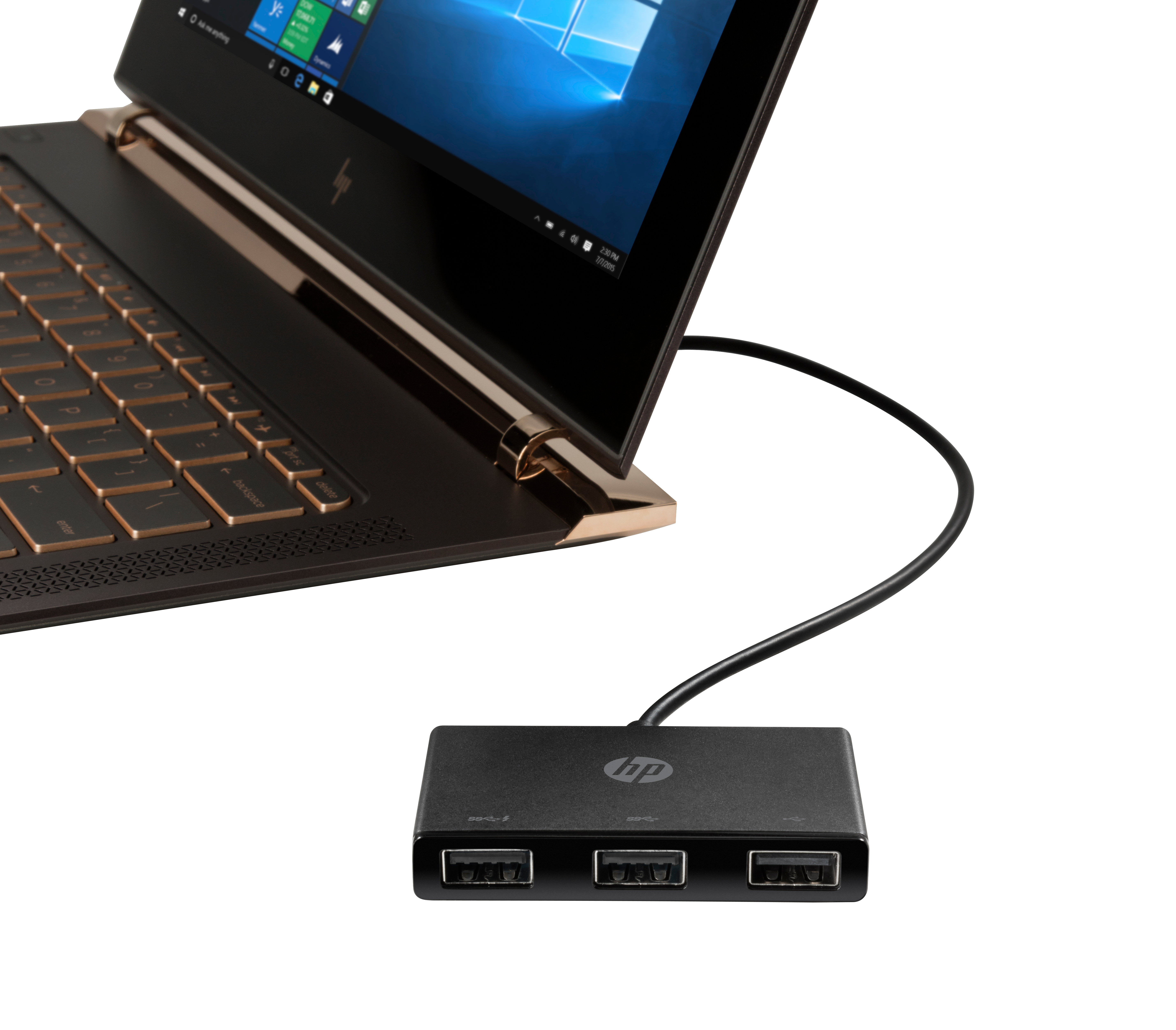 HP USB-C to USB-A USB-C to USB-A Hub, USB 3.2  Gen 1 (3.1 Gen 1) Type-C, USB 3.2 Gen 1 (3.1 Gen 1) Type-A, Black, HP ZBook