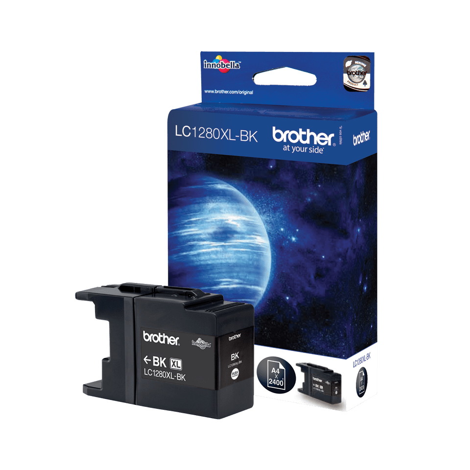 BROTHER LC1280XLBK Ink black 2400pages for MFCJ6510DW MFCJ6710DW MFCJ6910DW