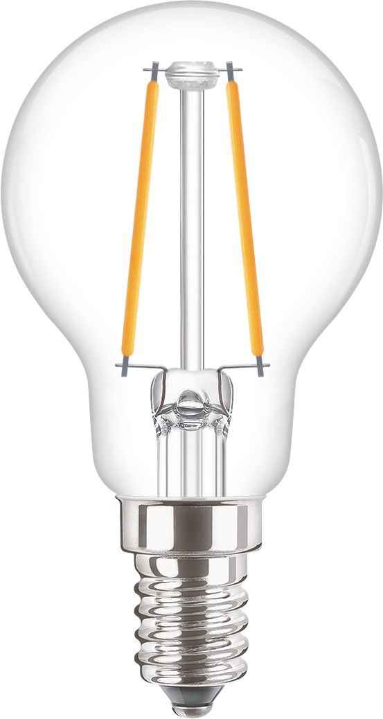 PHI CorePro LEDLusterND2-25W P45 E14 827 CLG LED Tropfenlampe