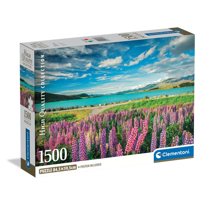 1500 pcs. CB HQC Lupins at Lake Tekapo