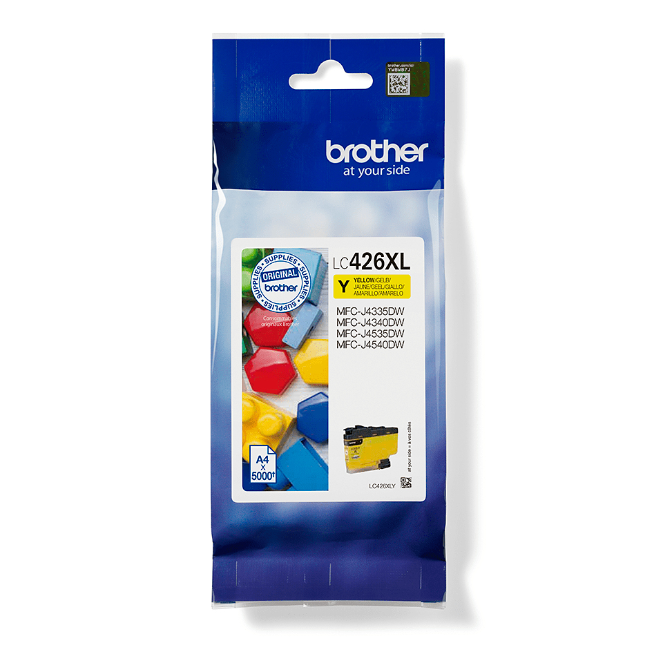 Brother Tinte LC-426XLY Gelb bis zu 5.000 Seiten ISO/IEC 24711
