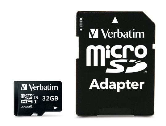 CARD 32GB Verbatim Pro MicroHC 90MB/s +Adapter