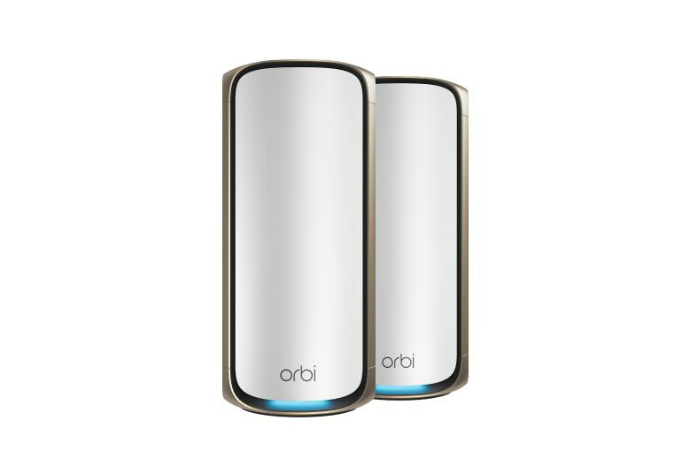 Netgear | Orbi 970 Series Quad-band Mesh 2-Pack | Desktop Wi-Fi 7