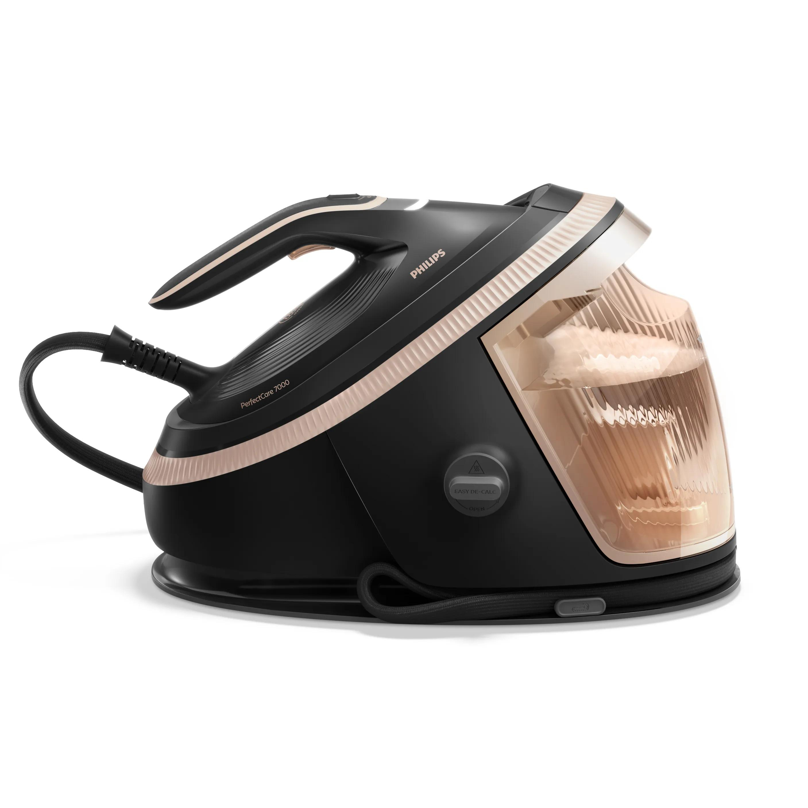 Philips PSG7300/80 Dampstrygning station 3120 W 1,5 L SteamGlide Elite-strygesål Sort, Grå