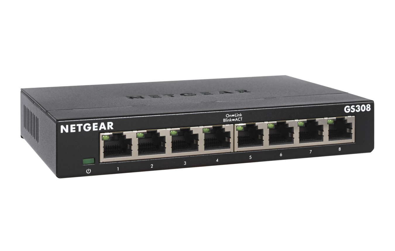 Netgear GS308 | Unmanaged Switch | 8x Port | 1Gbit/s