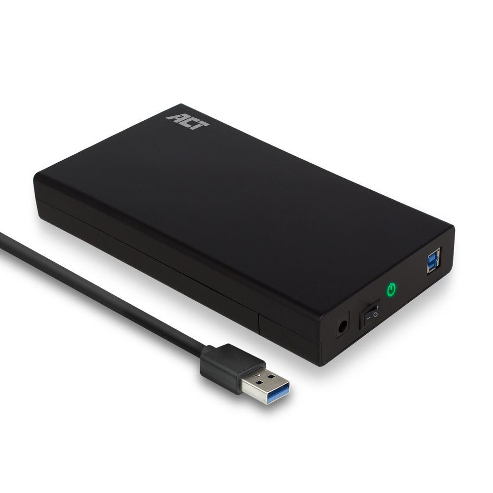 3.5 inch SATA hard drive enclosure, screwless, USB 3.2 Gen1