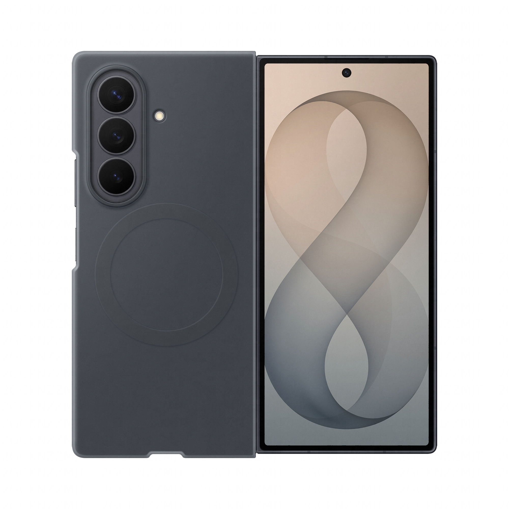 Samsung Silicone Magnet Case fr Galaxy Fold8 Ultra Black
