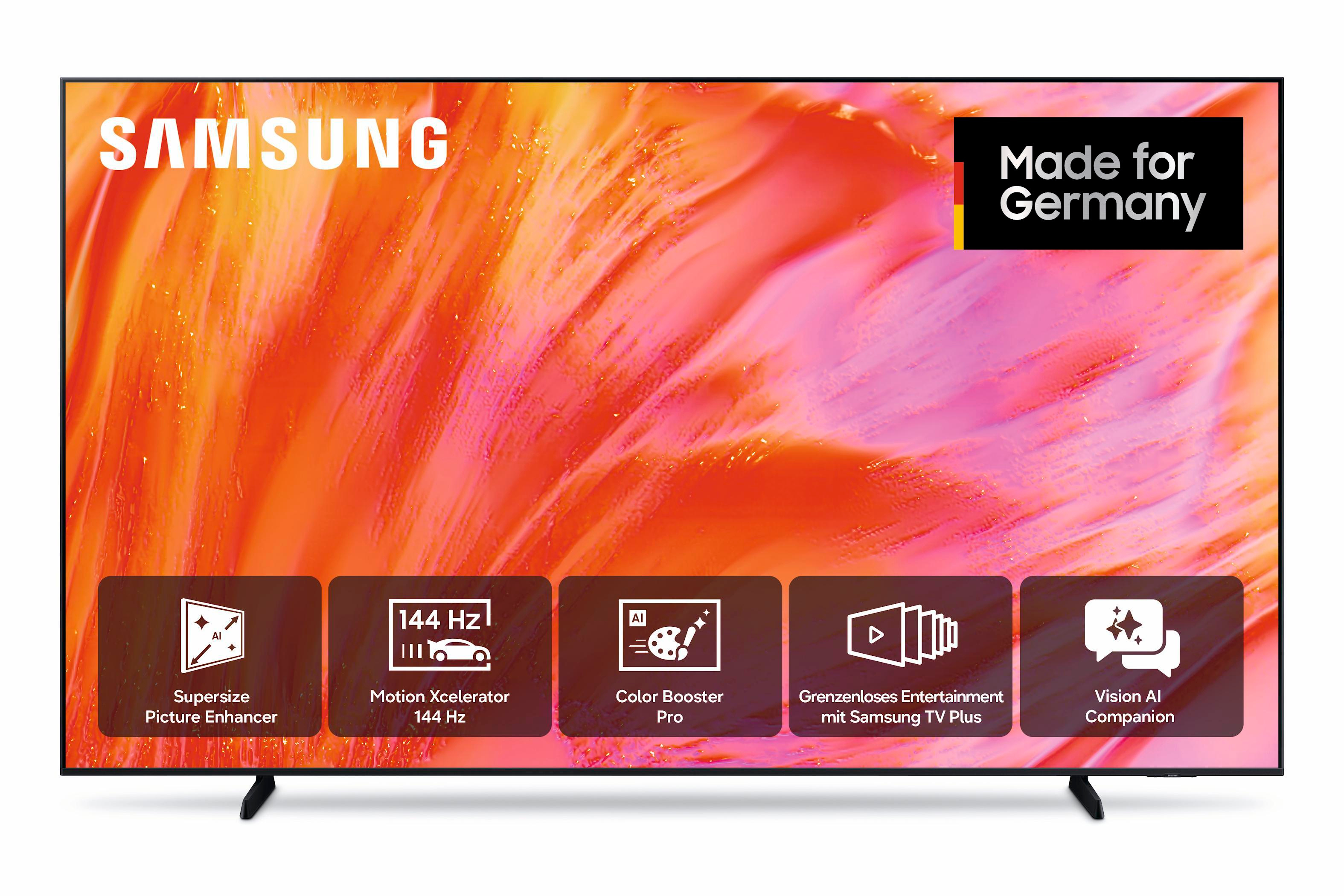 2,49 m (98") 3840 x 2160 Pixel SAMSUNG GU98U9079HUXZG 16:9 4K Ultra HD LED SmartTV HDMI VESA 600 x 400 mm LAN WIFI Speaker Tizen