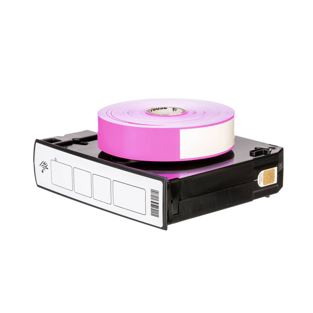Zebra Z-Band Direct - Polypropylene (PP) - permanent acrylic adhesive - perforated - 6 mil - purple,
