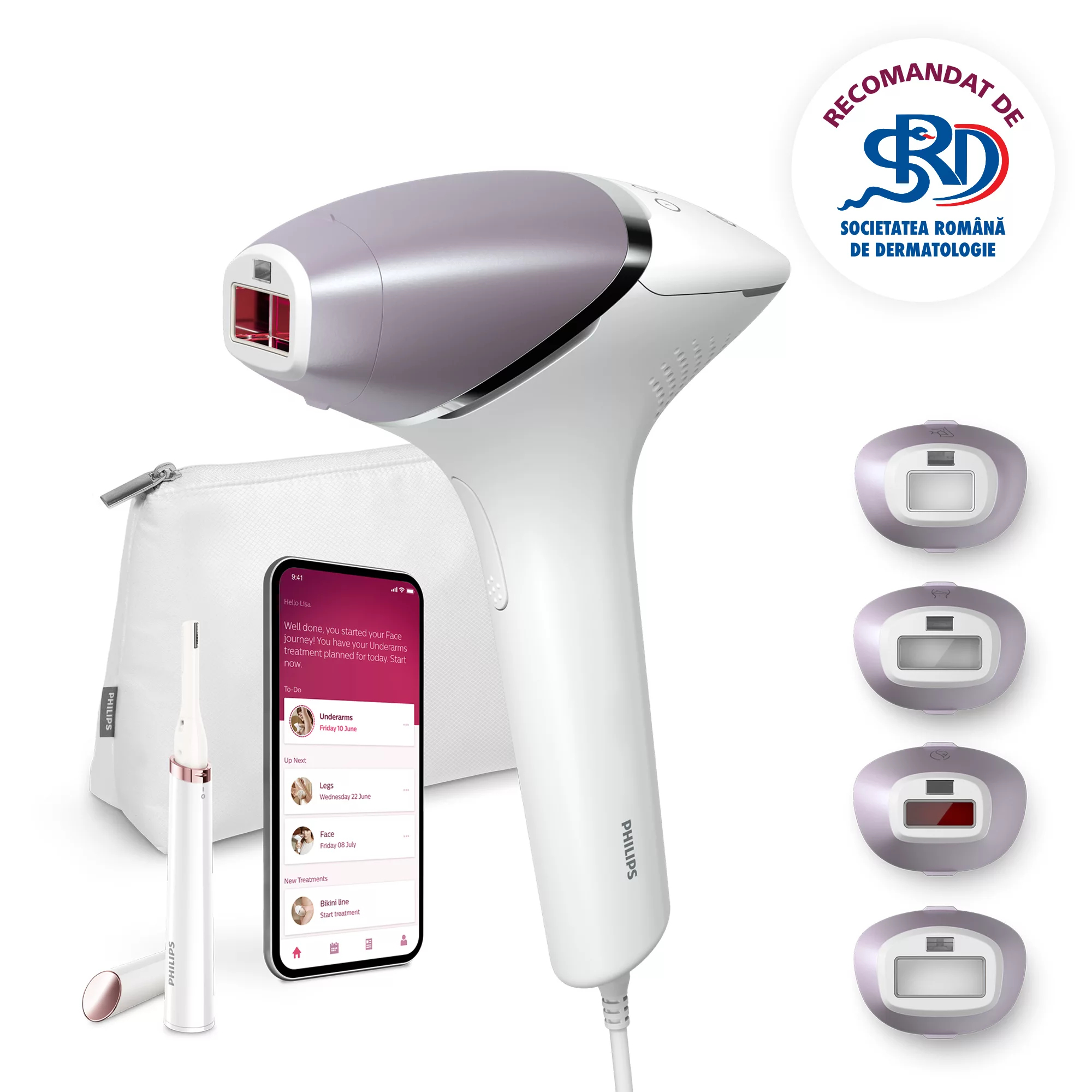Philips Lumea Prestige BRI949/00 IPL Hårfjerner Lyserød