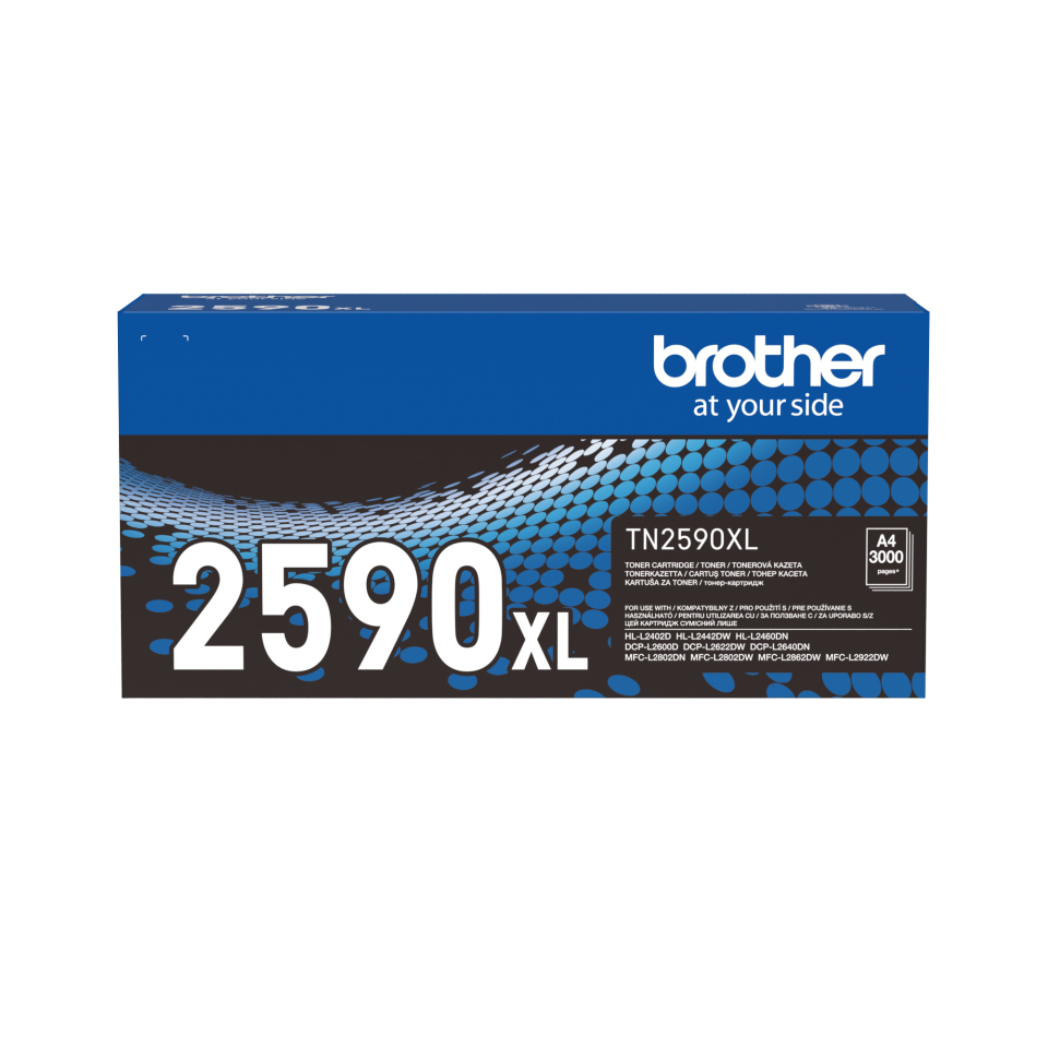 Brother TN2590XL Sort 3000 sider Toner