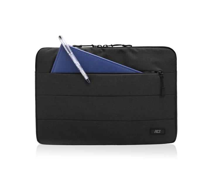City laptop sleeve for laptops up to 15.6”, made from recycled plastic bottles