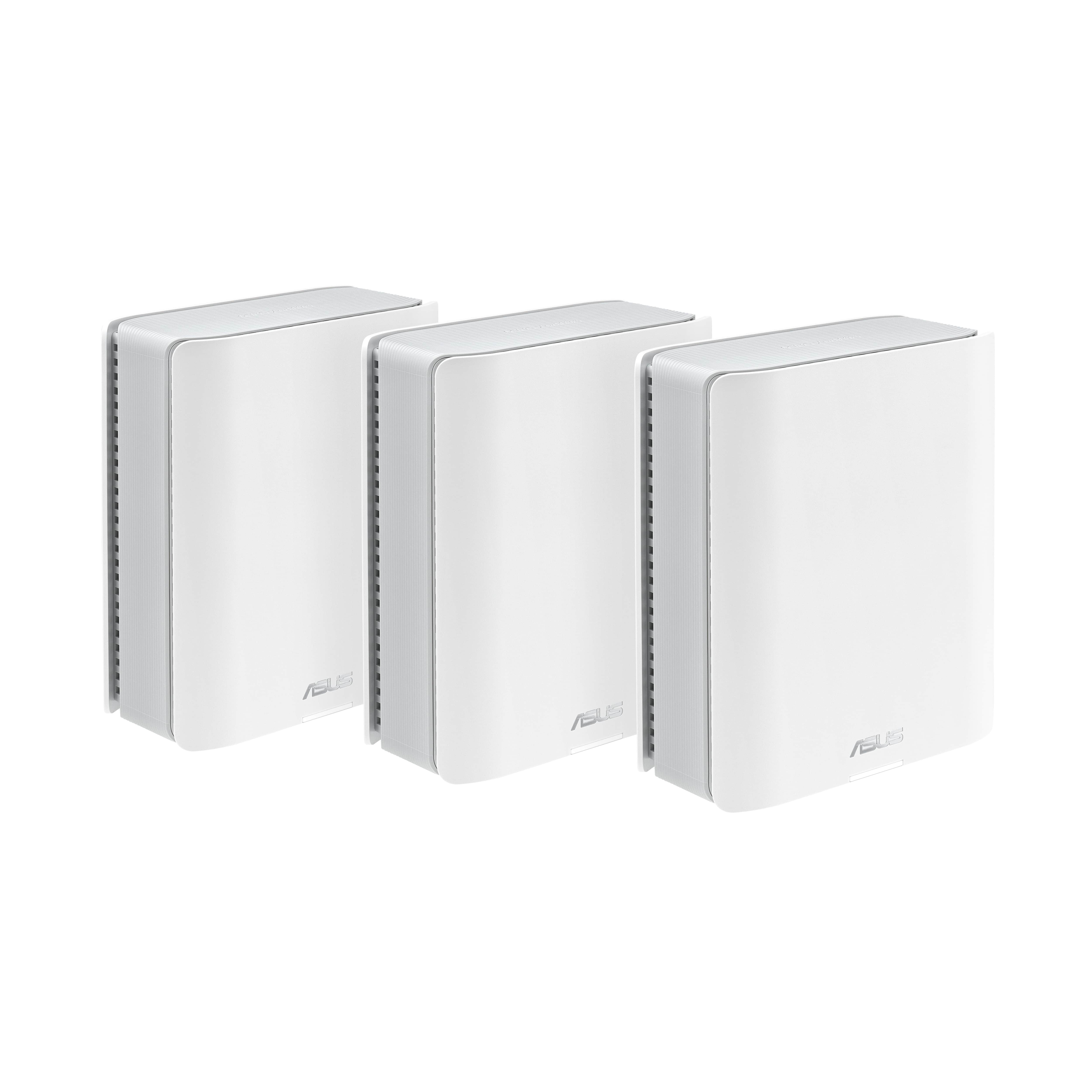 ASUS ZenWiFi BT10 Wireless BE18000 Tri-band WiFi 7 Mesh 3-pack White (EU+UK)