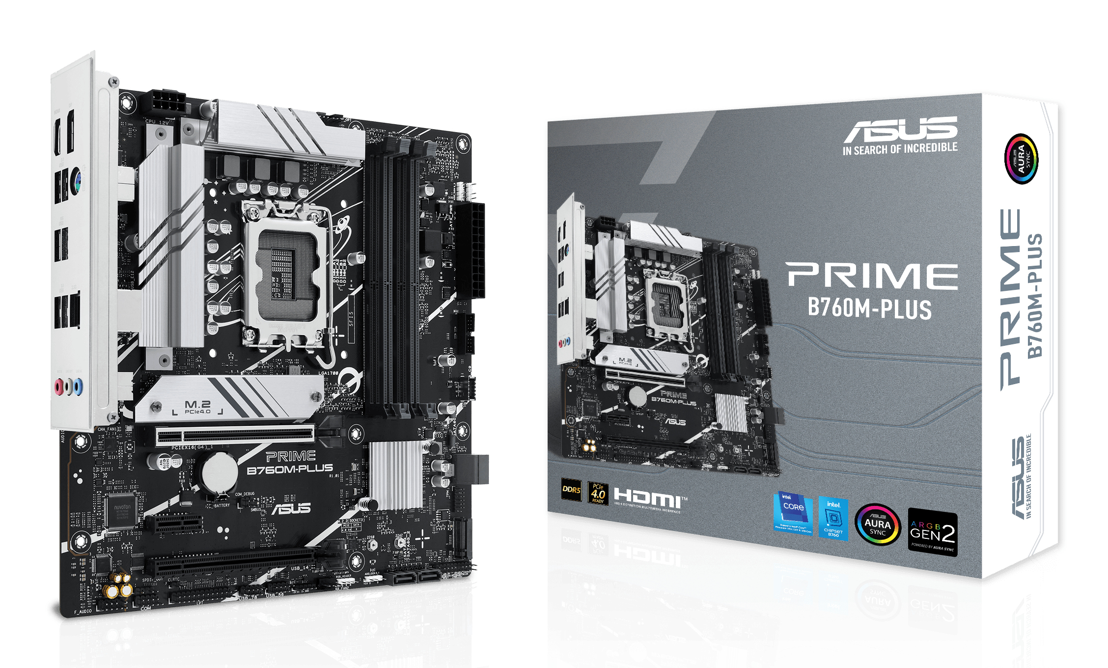 ASUS PRIME B760M-PLUS (Intel.1700.DDR5.mATX)