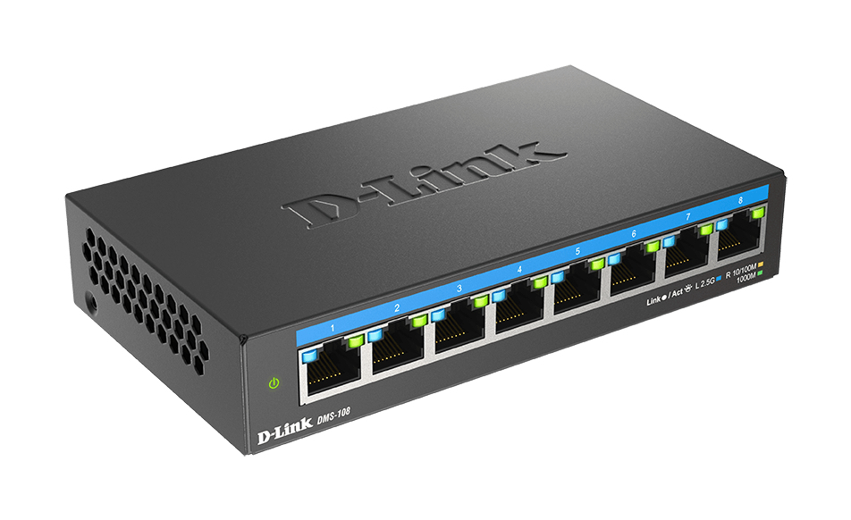 8-PORT MULTI-GB UNM. SWITCH 8X