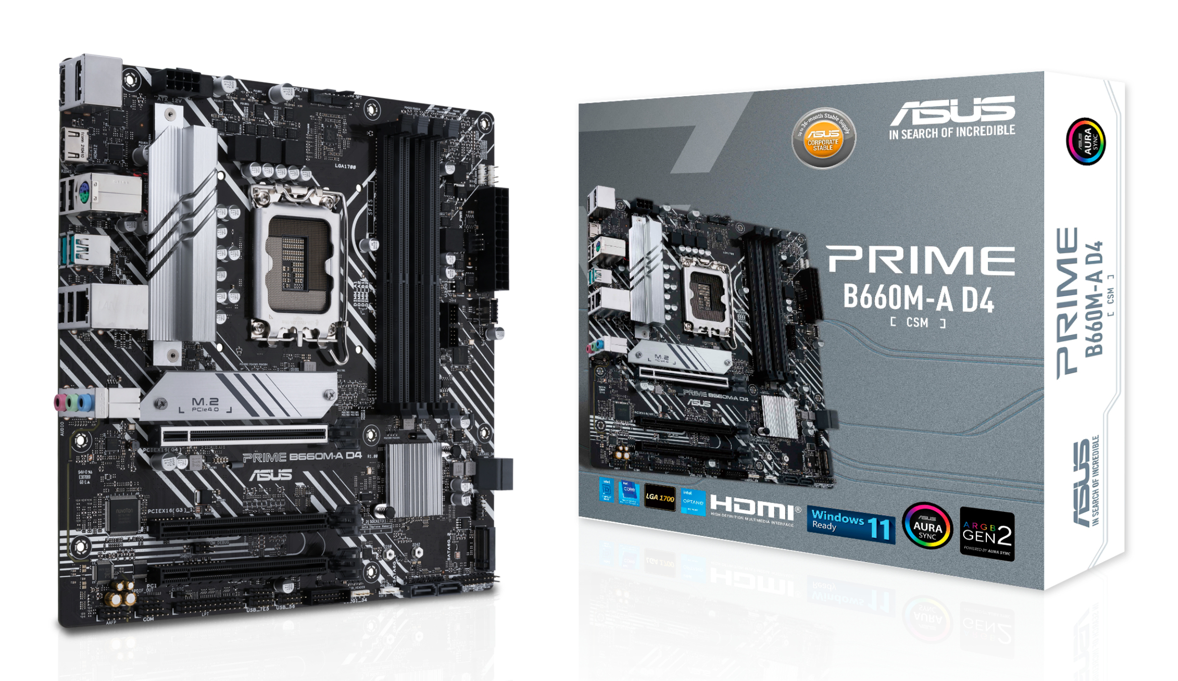 MB ASUS PRIME B660M-A D4-CSM