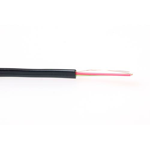 Modular flatcable 4 conductors black