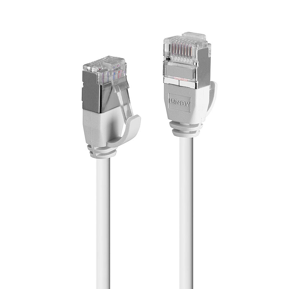 LINDY Patchkabel Cat.6A F/UTP Ultra Slim grau 1,5m
