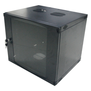 Logilink 19" Wallmount Single Section Box 15U, Flat Pack, black