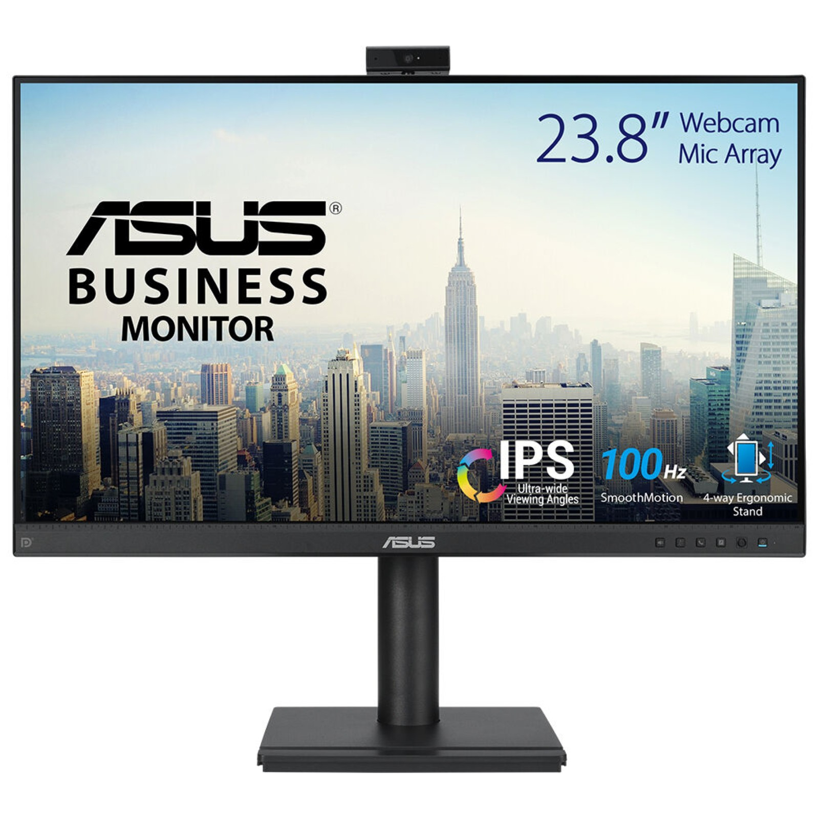 ASUS BE249QFK skærm - LED baglys - 24"