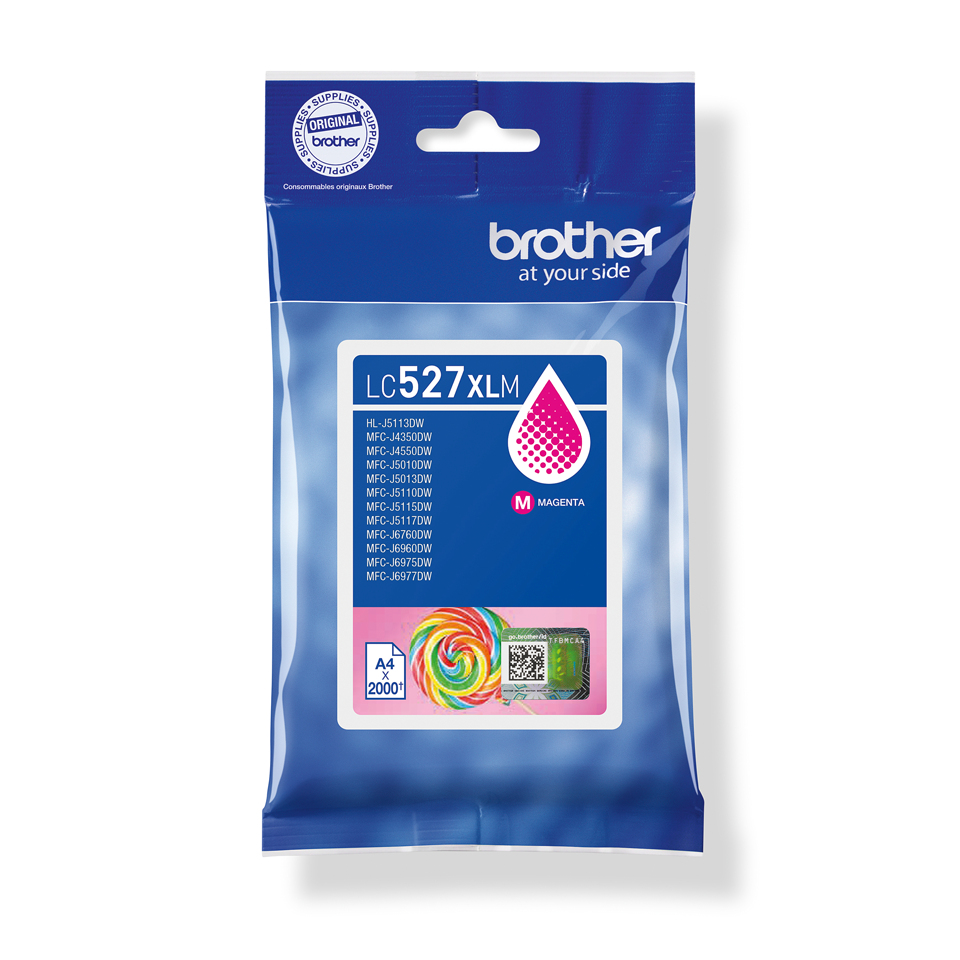 Brother Tintenpatrone LC-527XLM Magenta (ca. 2000 Seiten)