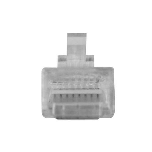 RJ45 (8P/8C) modulaire connector for round cable with stranded conductors