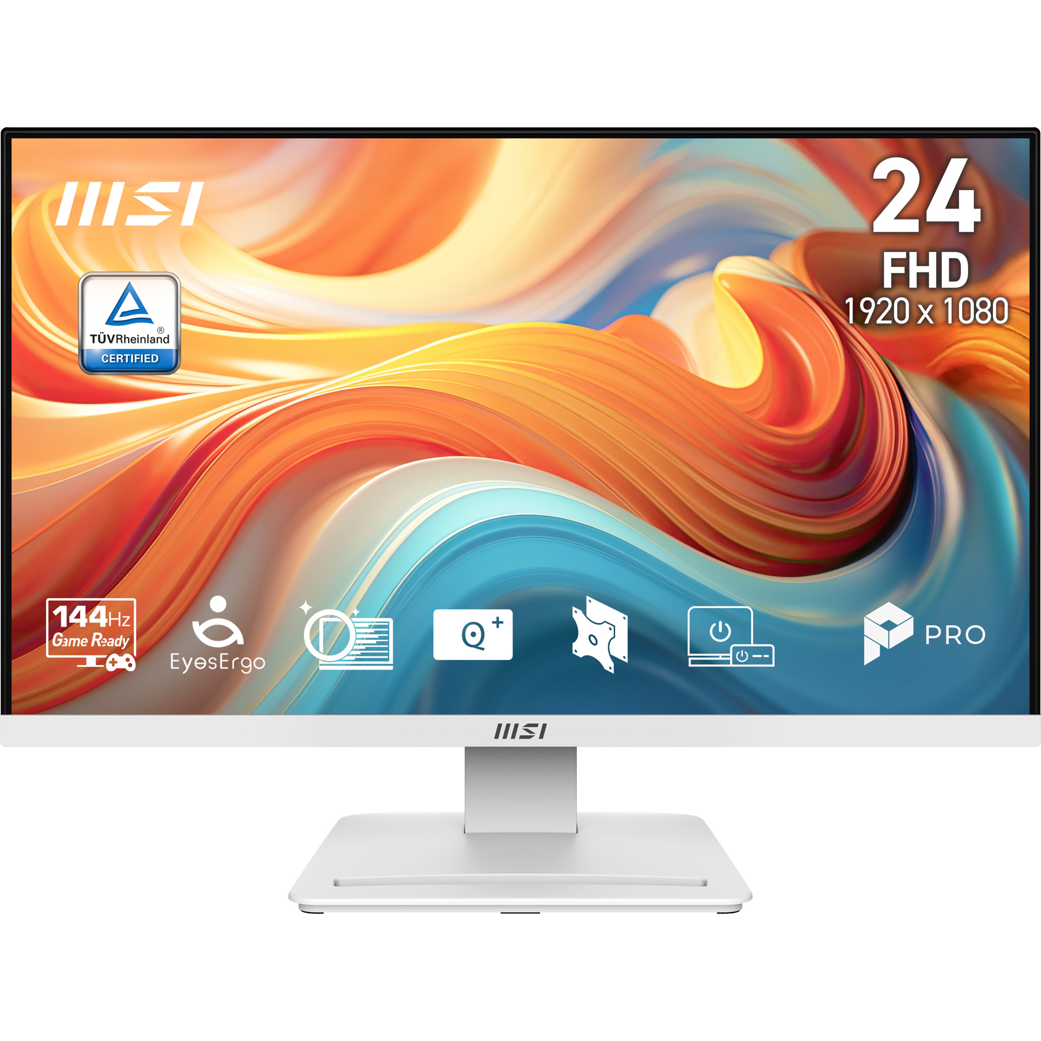 60,5 cm (23.8") 1920 x 1080 Pixel MSI 9S6-3PE1CH-027 16:9 Full HD VA 4 ms 144 Hz HDR DisplayPort HDMI VESA