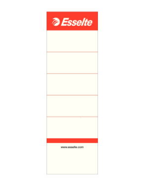 Esselte rygetiketter til 75mm brevordn