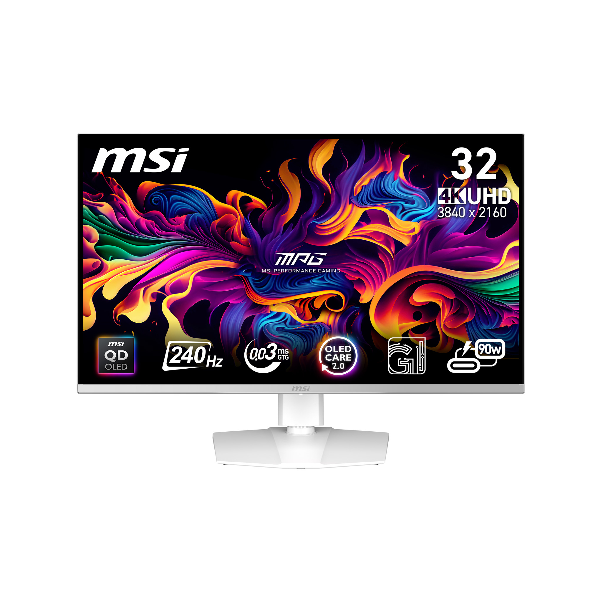 MSI MPG 321URXWDE QD-OLED skærm - 31.5