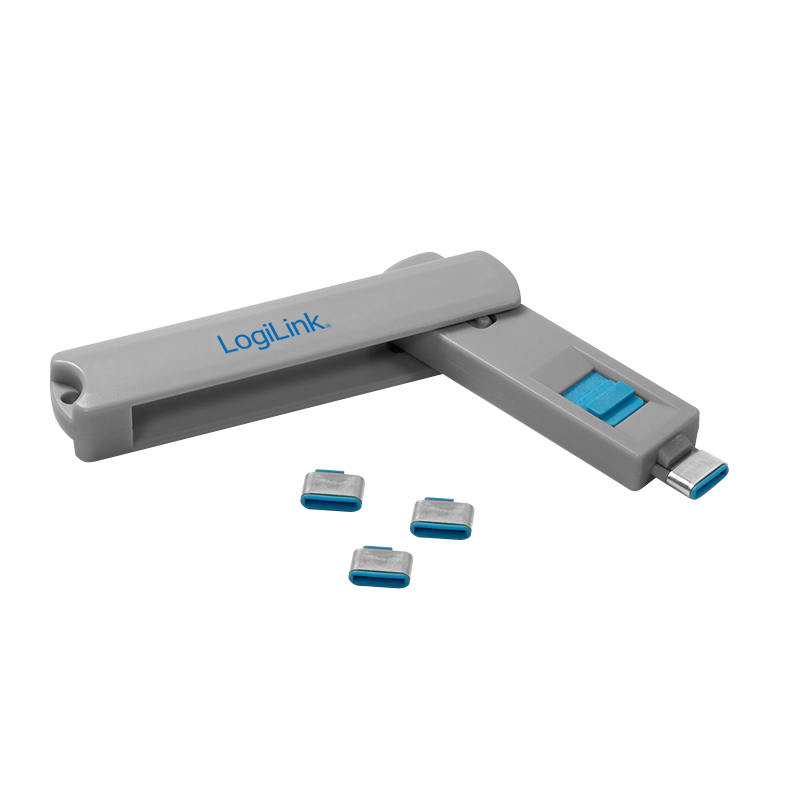 Logilink Port Blocker, USB-C, 1 Key + 4 Locks