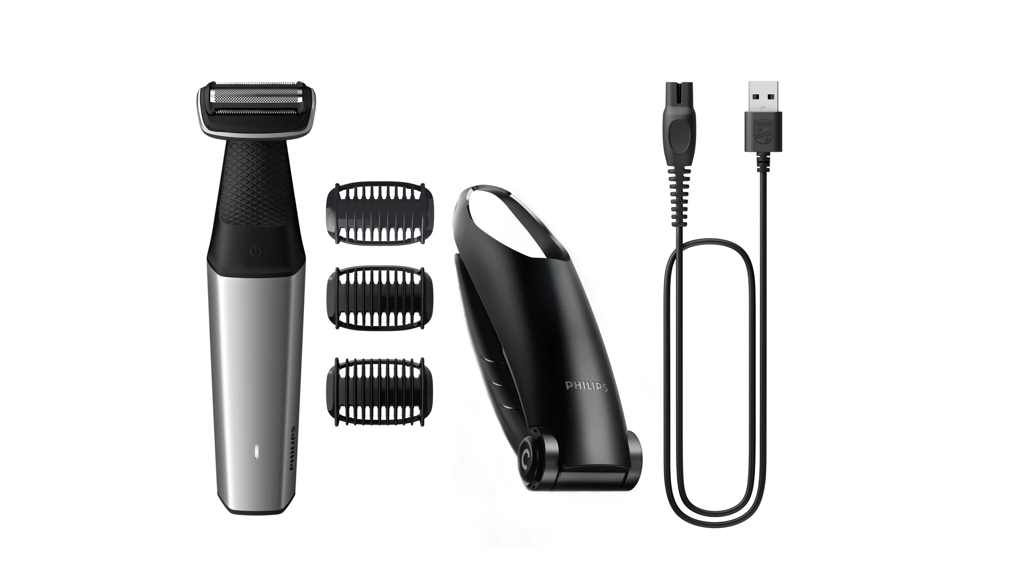 Philips Bodygroom Series 5000 BG5021 Trimmer Sort Sølv