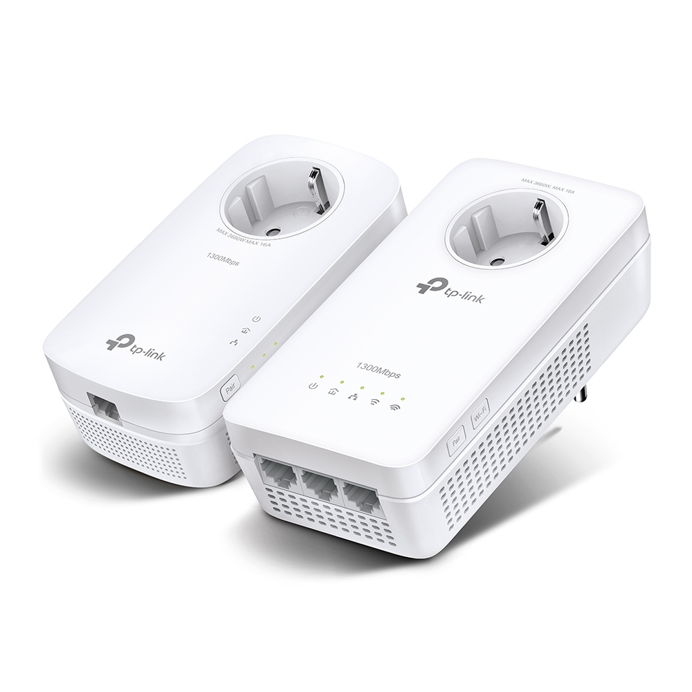 TP-Link TL-WPA8631P KIT Gigabit Powerline-adaptersæt 1300Mbps WiFi