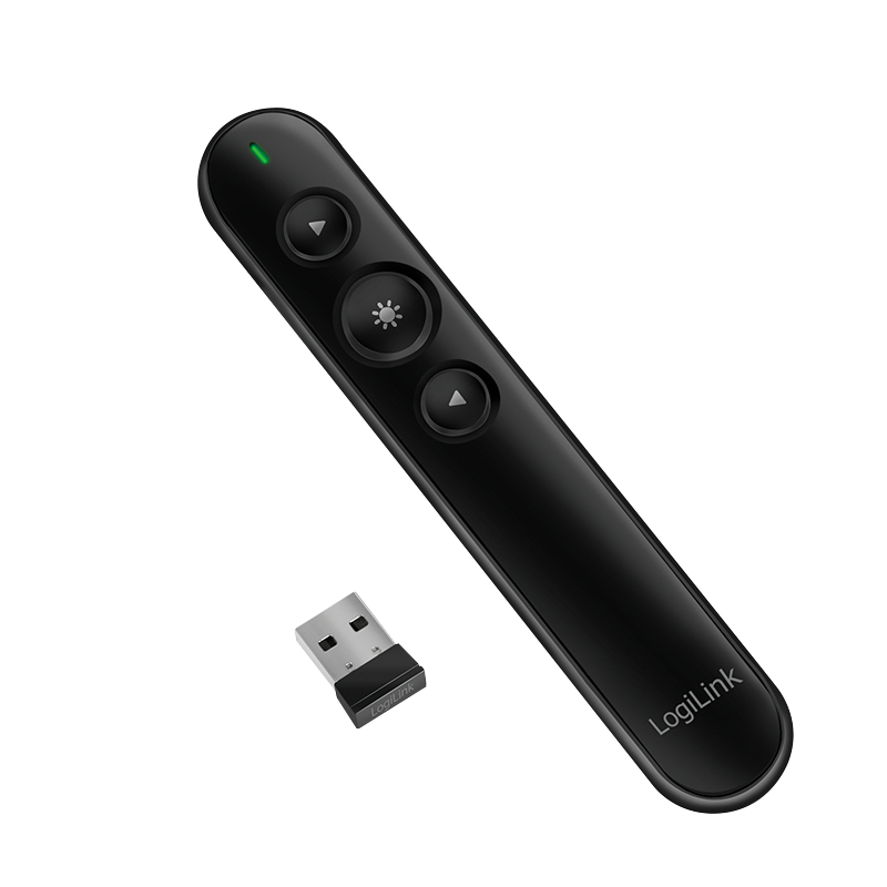 LogiLink Wireless Presenter, 2.4 GHz, Laser Pointer