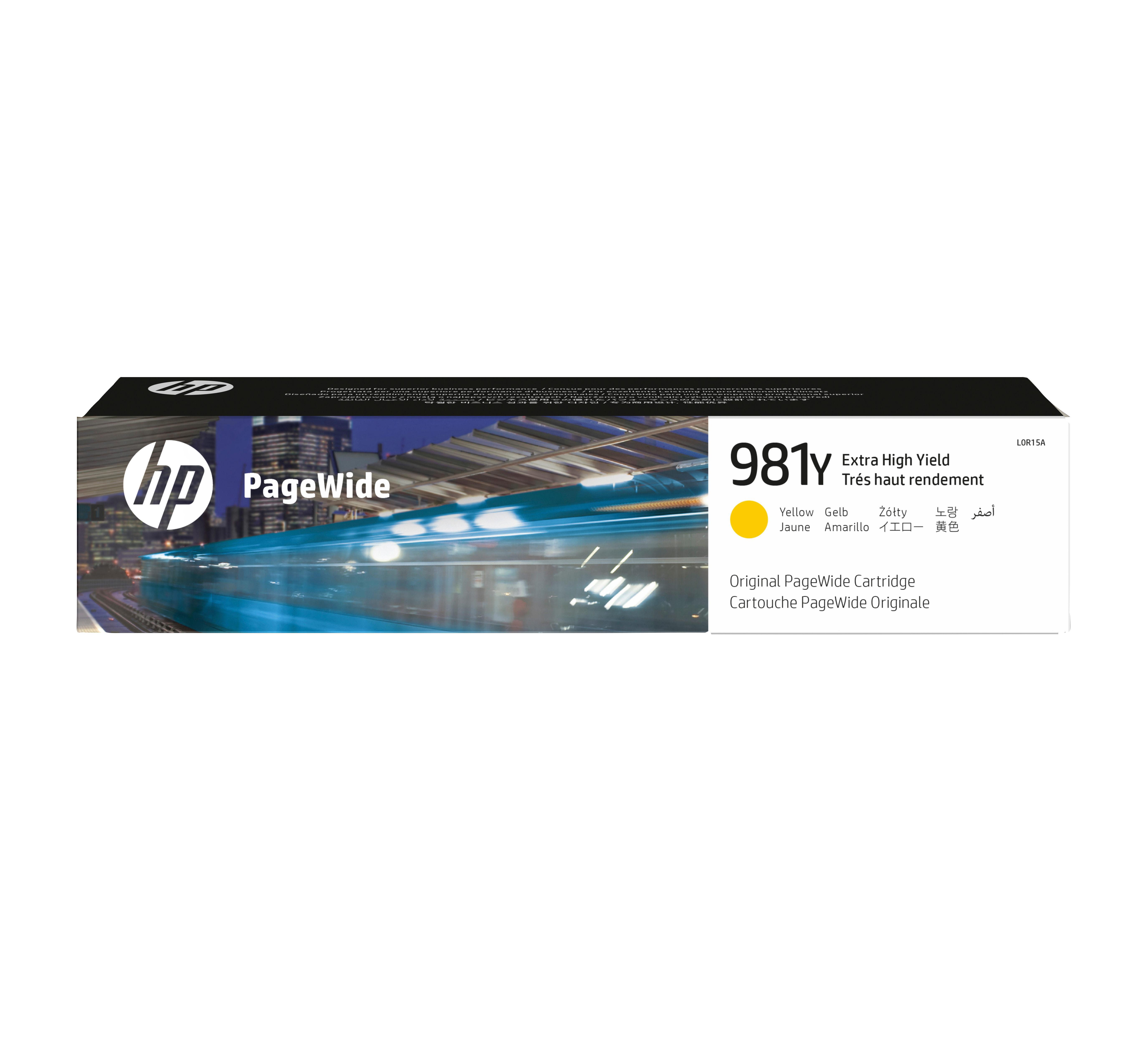 HP Ink/981Y Extra HY Yellow 981Y, Original, Pigment-based ink, Yellow, HP, HP PageWide Enterprise Color 556/586, Inkjet printing