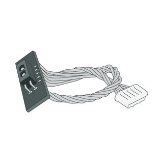 Zebra Blende, Linerless (einschließlich Sensor Etikettenaufnahme)