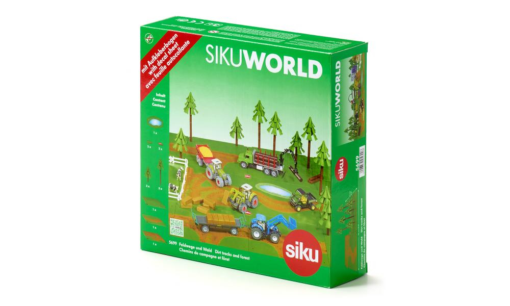 SIKU WORLD dirt roads and forest, scen