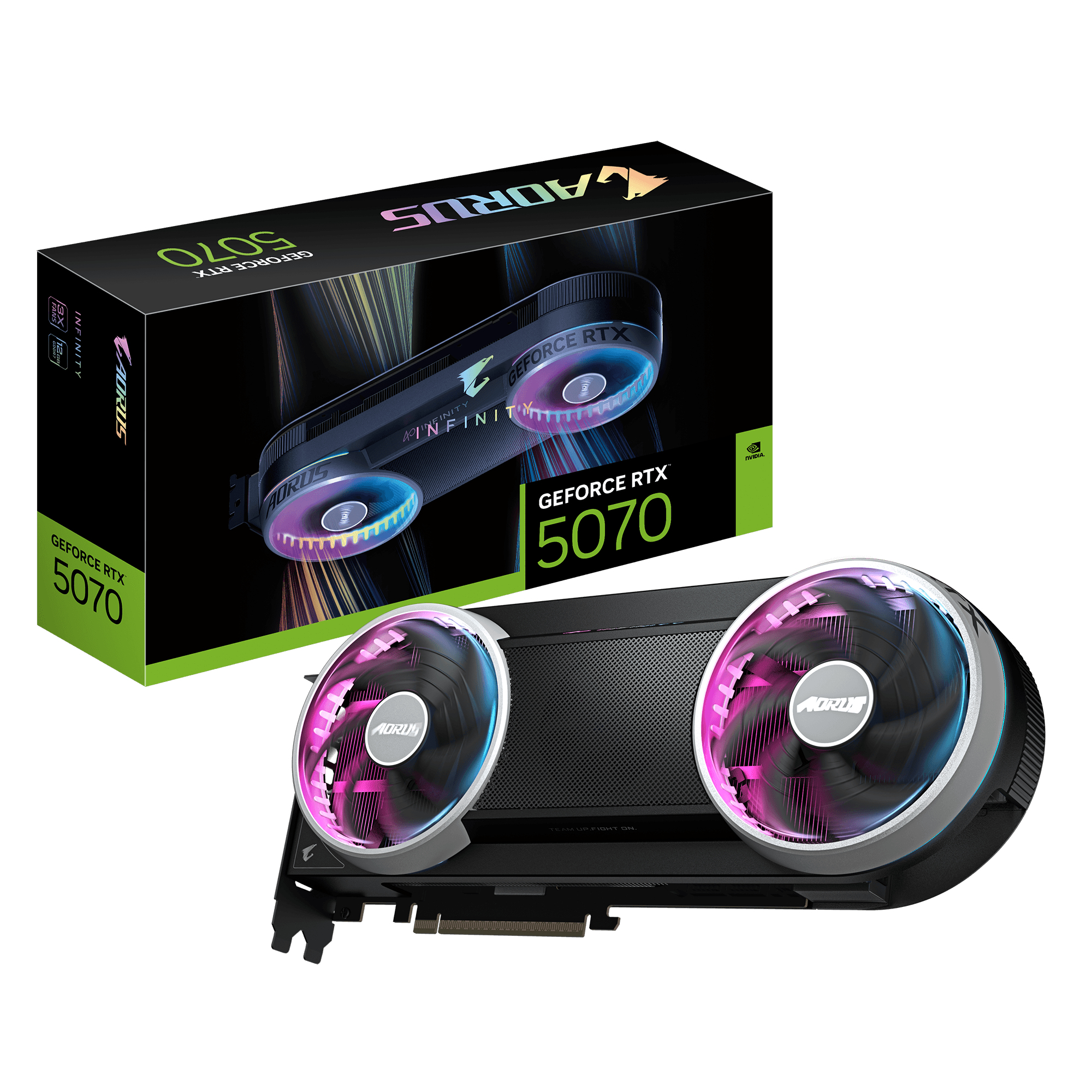 RTX 5070 12GB Gigabyte Aorus Infinity GDDR7