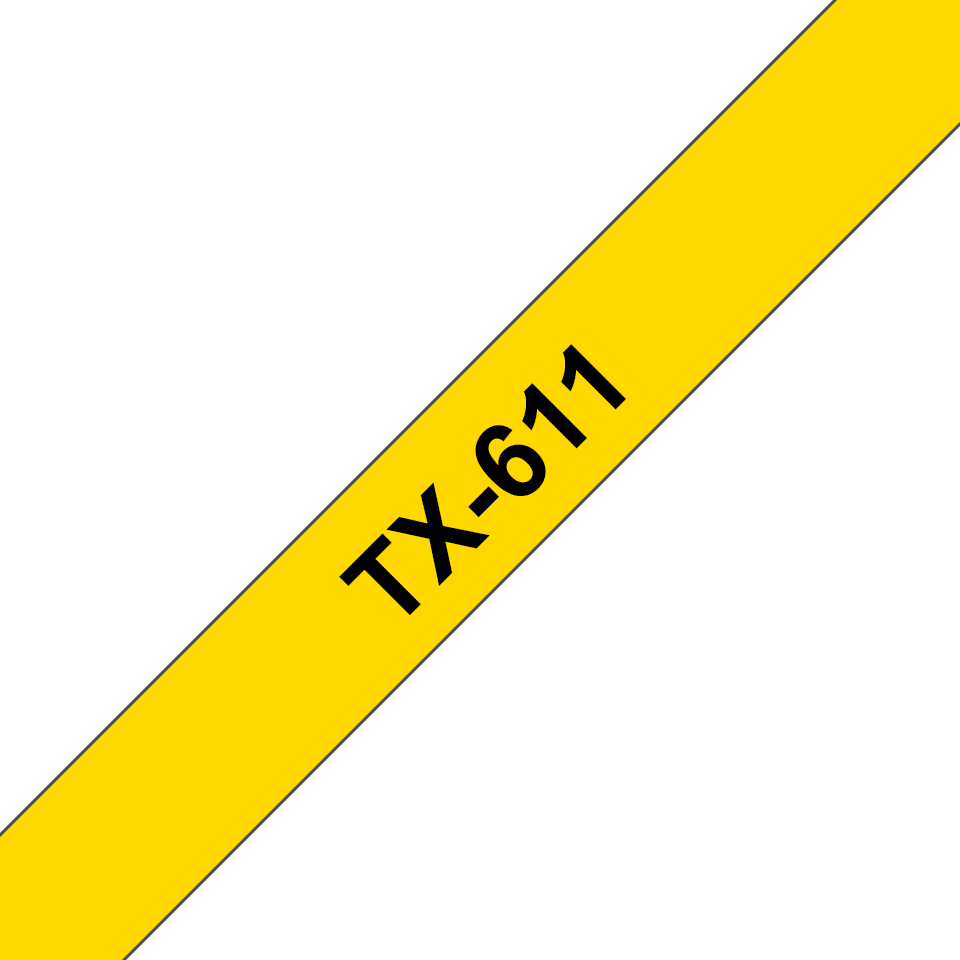 Brother TX 611 Lamineret bånd (0,6 cm x 15,2 m) 1kassette(r)
