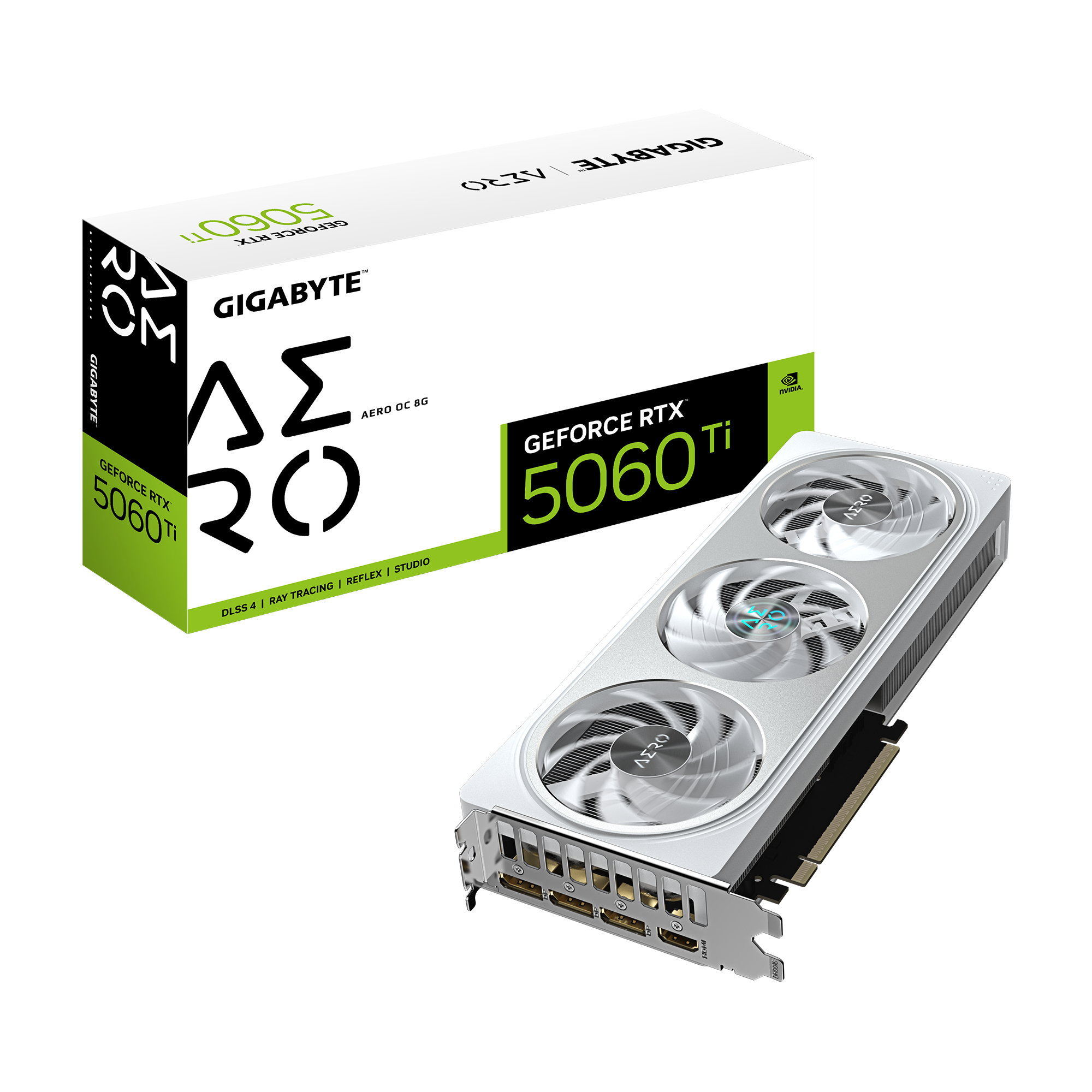 RTX 5060 TI Gigabyte AERO OC 8GB GDDR7 HDMI 3xDP