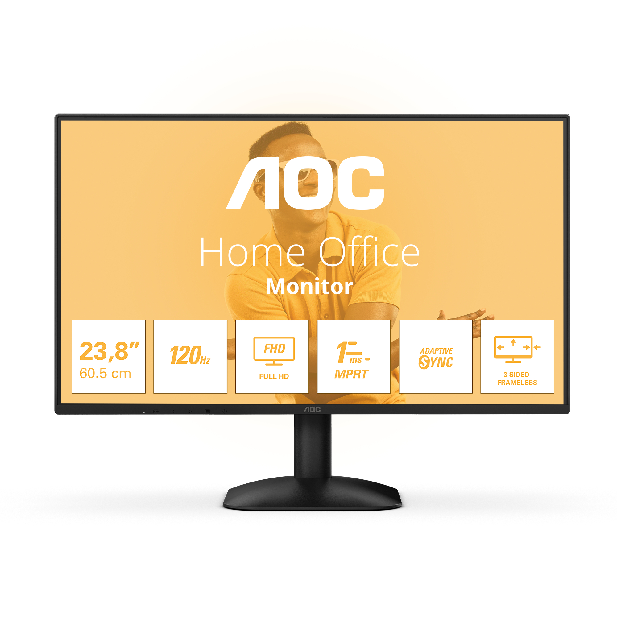 AOC 60.5cm (23.8") 24B31H 16:09 HDMI+D-Sub IPS black