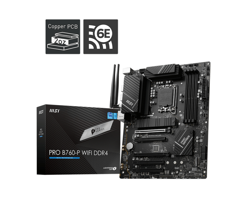 MSI PRO B760-P WIFI DDR4 Socket 1700,