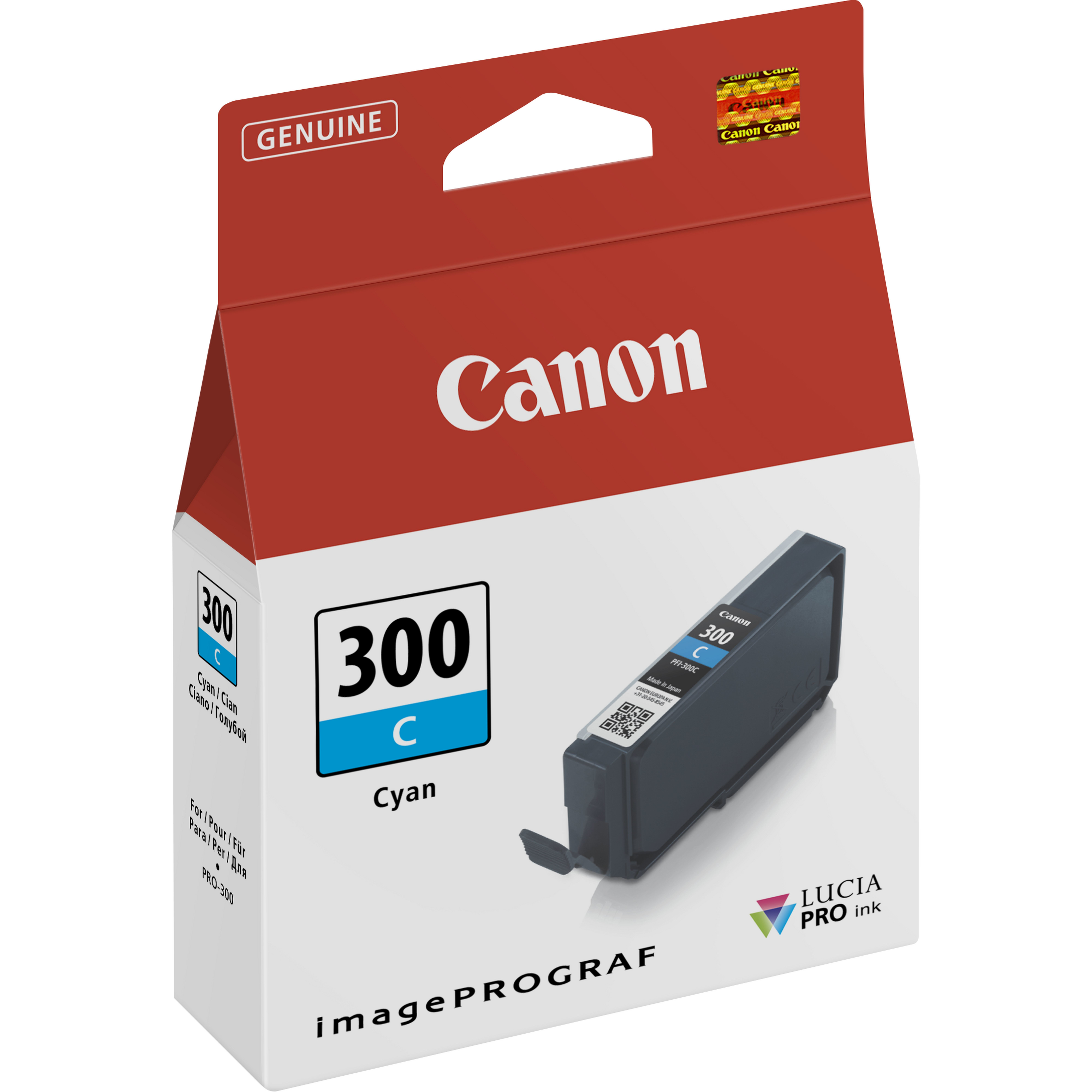 CANON PFI-300 C Cyan ink tank for imagePROGRAF PRO-300