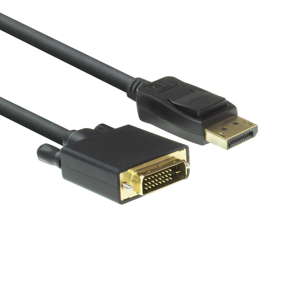 DisplayPort to DVI male connection cable
