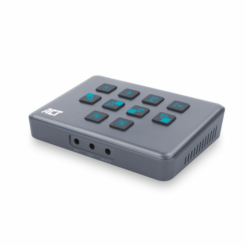 Dual HDMI input USB-C Video Switcher for capturing and live streaming