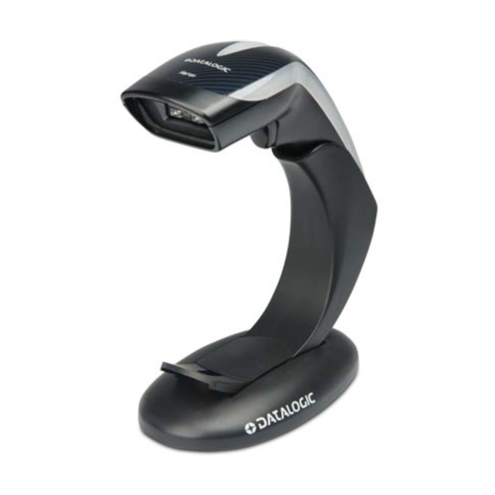 Datalogic Heron HD3430, 2D USB Kit Black Area Imager, Green Spot incl.: USB cable, Autosense stand