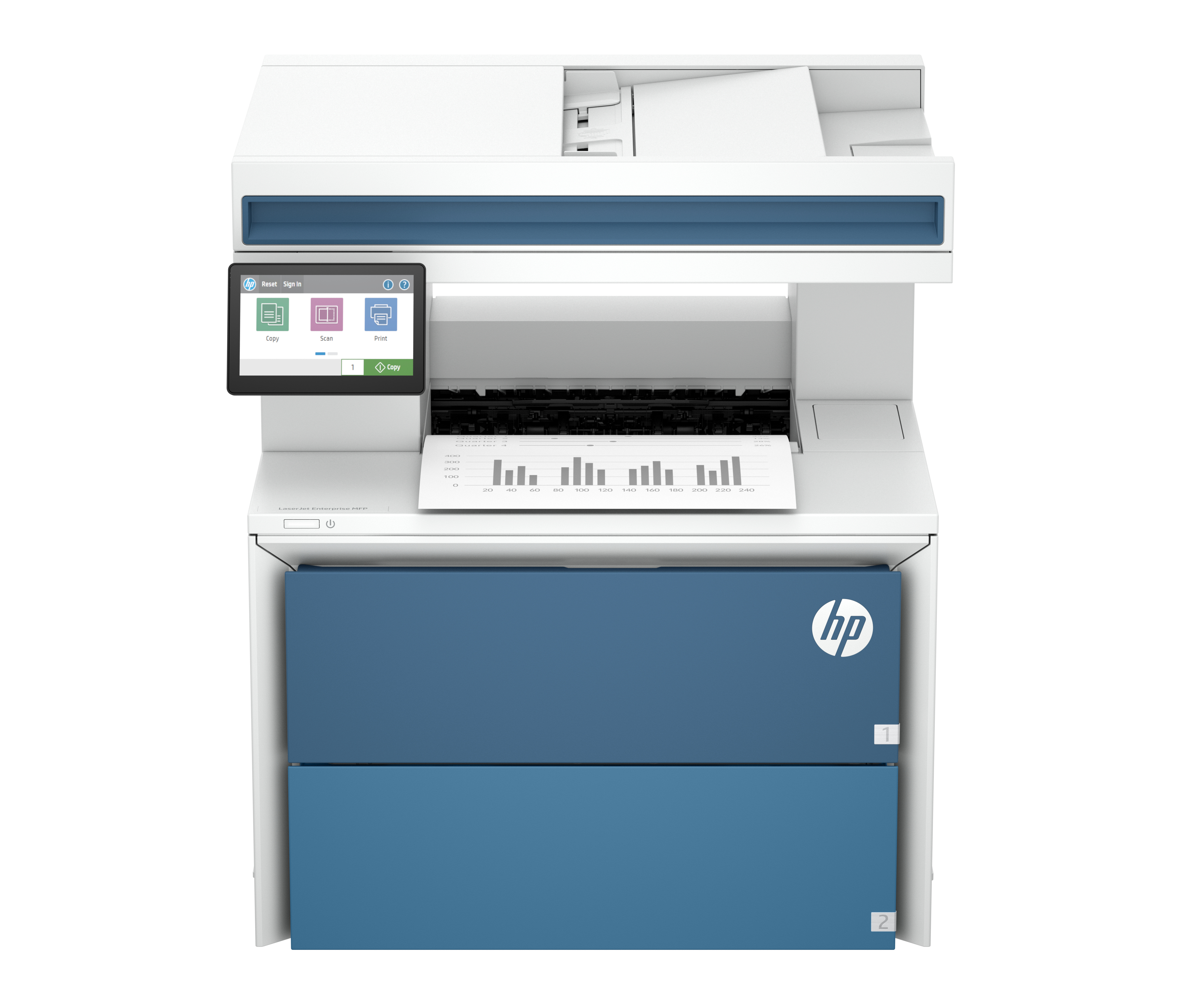 HP LaserJet Enterprise MFP 5601dn MFP Multifunktionsdrucker 3in1Monochrom-Laser A4 50s/m