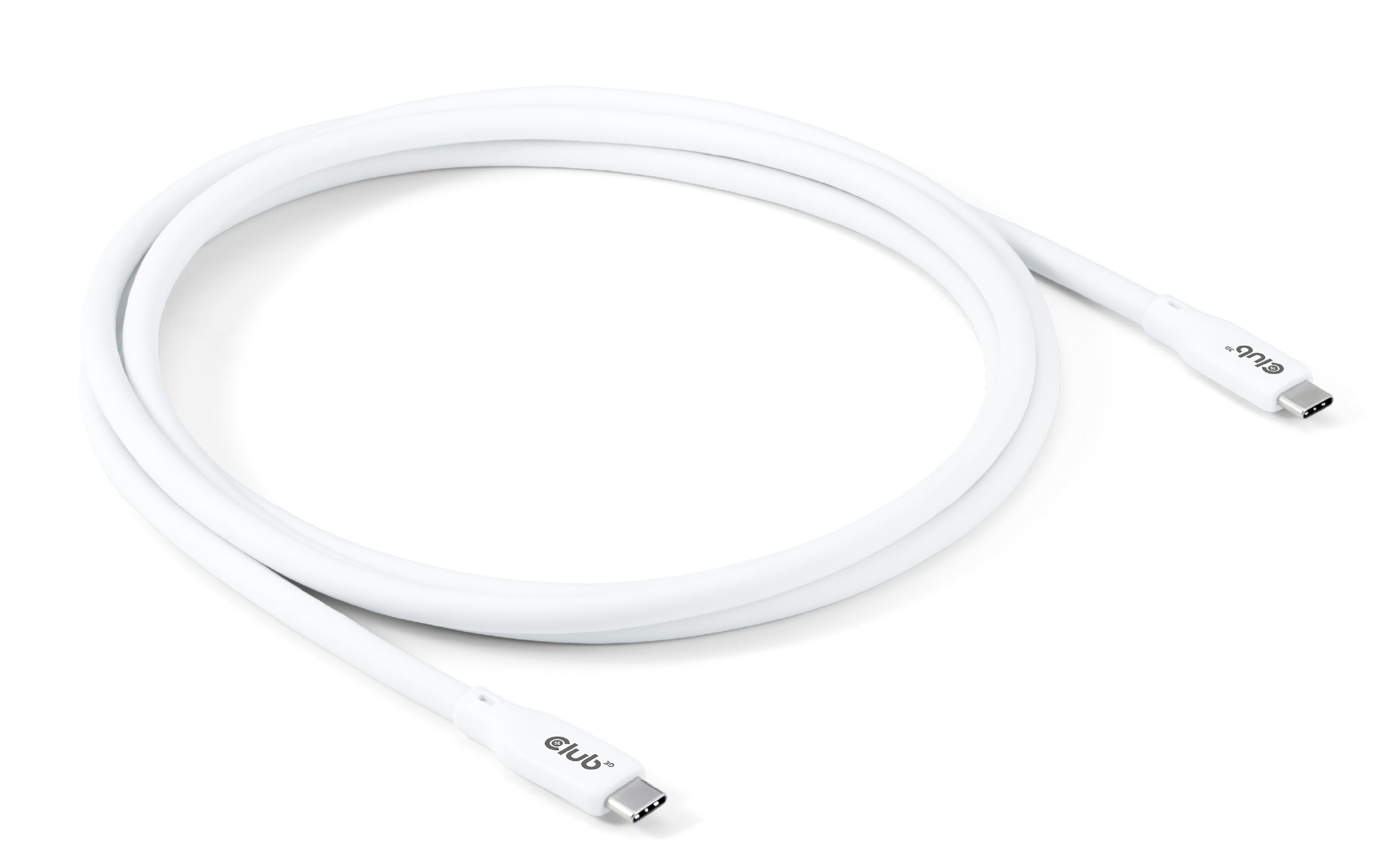 Club3D Lifestyle USB-C Kabel PD 240W.20Gbps 2m weiß St/St