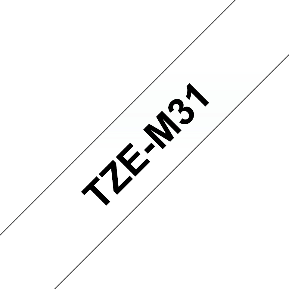 Brother TZeM31 - lamineret bånd - Rull