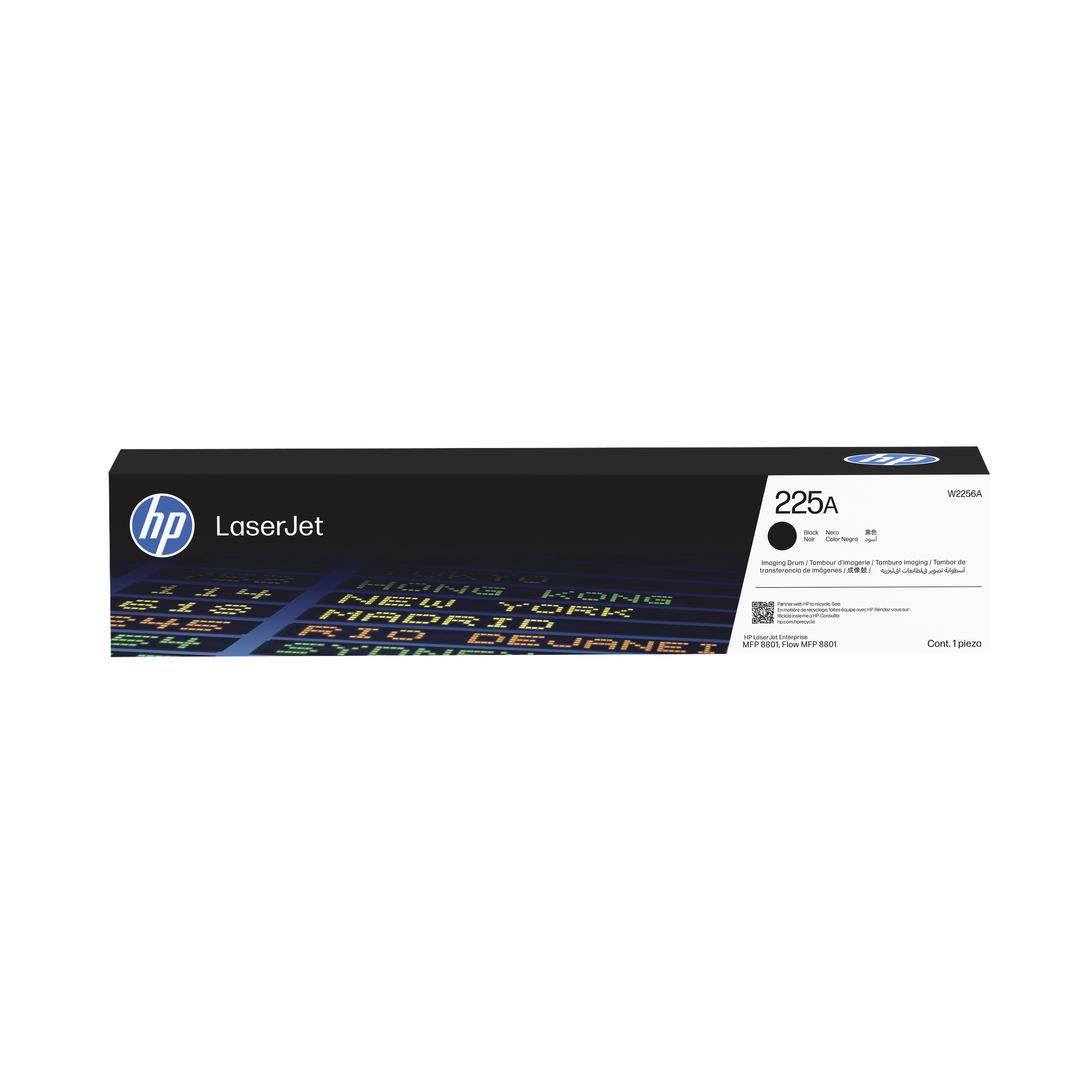 HP Trommel 225A W2256A schwarz für 9S184A#B19, 9S184A#BGJ