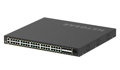 Netgear M4250-40G8F-PoE+ (GSM4248P) | AV Line M4250-Series | 40x Port | 1Gbit/s | 480W PoE